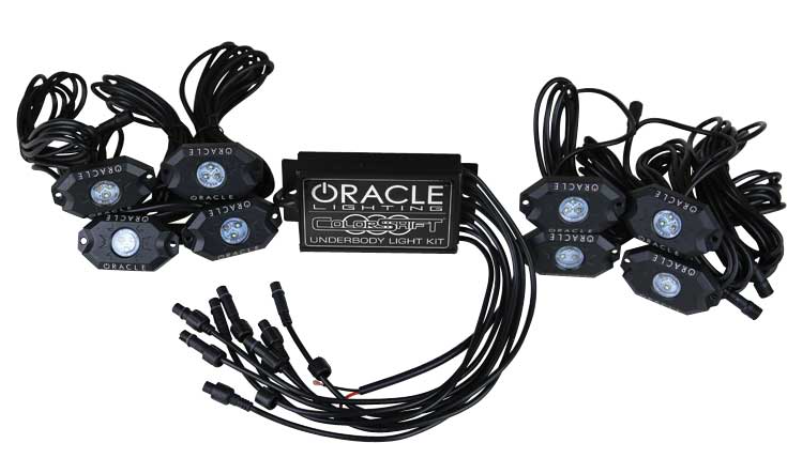 ORACLE BLUETOOTH COLORSHIFT UNDERBODY ROCK LIGHT KIT - 8 PCS