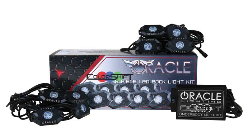 ORACLE BLUETOOTH COLORSHIFT UNDERBODY ROCK LIGHT KIT - 8 PCS