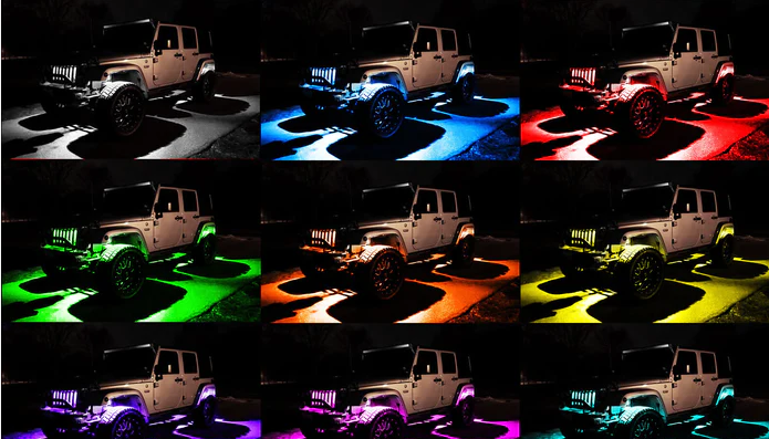 ORACLE BLUETOOTH COLORSHIFT UNDERBODY ROCK LIGHT KIT - 8 PCS