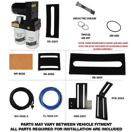 Titanium Signature Series Diesel Fuel System 180F 140GPH@55PSI Ford Powerstroke 6.7L 2011-2016