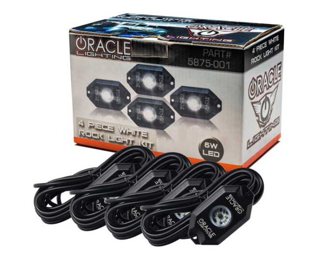 ORACLE Lighting Underbody Wheel Well Rock Light Kit - White (4PCS)